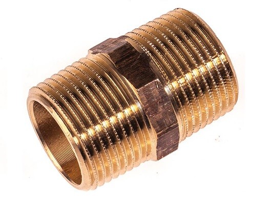 Ниппель бронзовый НР-НР 1"1/2" (Viega)